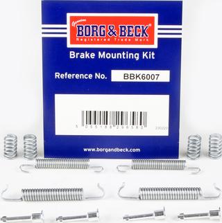 Borg & Beck BBK6007 - Kit accessori, Ganasce freno stazionamento www.autoricambi360.it