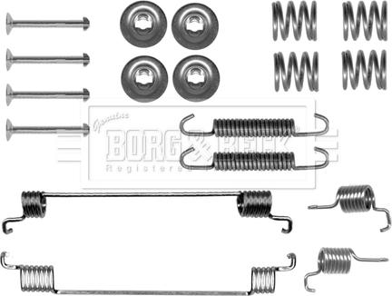 Borg & Beck BBK6308 - Kit accessori, Ganasce freno www.autoricambi360.it