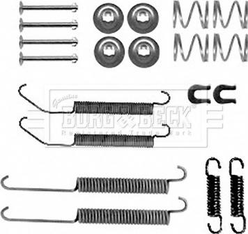 Borg & Beck BBK6333 - Kit accessori, Ganasce freno stazionamento www.autoricambi360.it