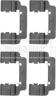 Borg & Beck BBK1451 - Kit accessori, Pastiglia freno www.autoricambi360.it
