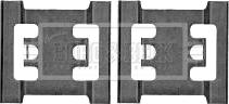 Borg & Beck BBK1409 - Kit accessori, Pastiglia freno www.autoricambi360.it