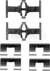 Borg & Beck BBK1400 - Kit accessori, Pastiglia freno www.autoricambi360.it