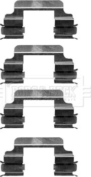 Borg & Beck BBK1403 - Kit accessori, Pastiglia freno www.autoricambi360.it