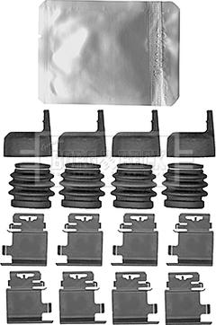 Borg & Beck BBK1594 - Kit accessori, Pastiglia freno www.autoricambi360.it
