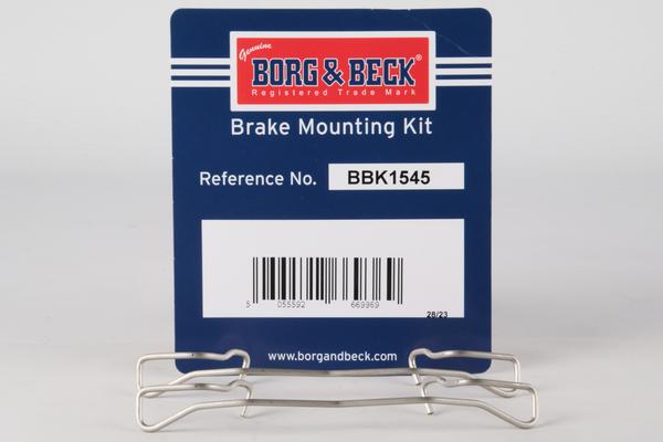 Borg & Beck BBK1545 - Kit accessori, Pastiglia freno www.autoricambi360.it