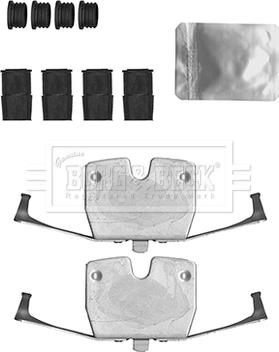 Borg & Beck BBK1568 - Kit accessori, Pastiglia freno www.autoricambi360.it
