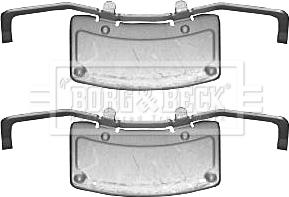 Borg & Beck BBK1562 - Kit accessori, Pastiglia freno www.autoricambi360.it