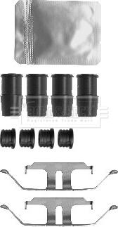 Borg & Beck BBK1587 - Kit accessori, Pastiglia freno www.autoricambi360.it