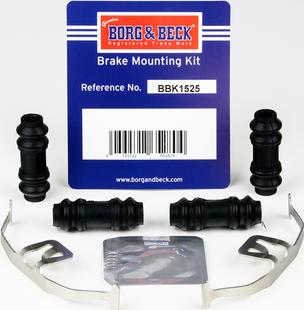 Borg & Beck BBK1525 - Kit accessori, Pastiglia freno www.autoricambi360.it