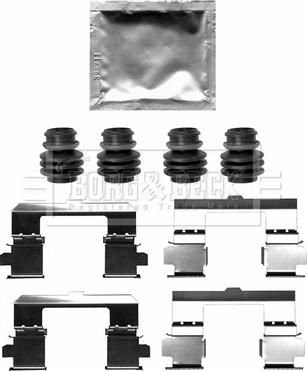 Borg & Beck BBK1648 - Kit accessori, Pastiglia freno www.autoricambi360.it
