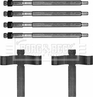 Borg & Beck BBK1654 - Kit accessori, Pastiglia freno www.autoricambi360.it