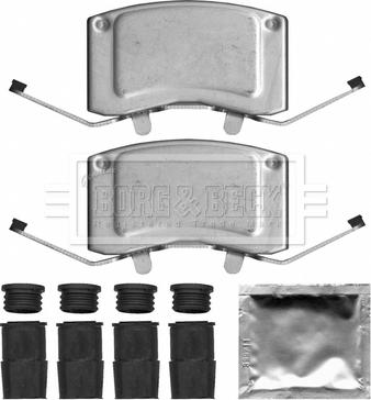 Borg & Beck BBK1669 - Kit accessori, Pastiglia freno www.autoricambi360.it