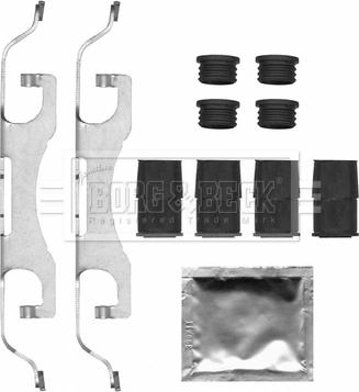 Borg & Beck BBK1668 - Kit accessori, Pastiglia freno www.autoricambi360.it