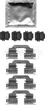 Borg & Beck BBK1611 - Kit accessori, Pastiglia freno www.autoricambi360.it