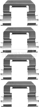 Borg & Beck BBK1613 - Kit accessori, Pastiglia freno www.autoricambi360.it