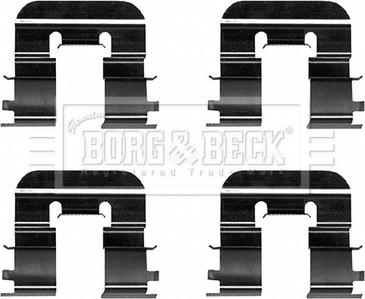 Borg & Beck BBK1626 - Kit accessori, Pastiglia freno www.autoricambi360.it