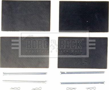 Borg & Beck BBK1035 - Kit accessori, Pastiglia freno www.autoricambi360.it