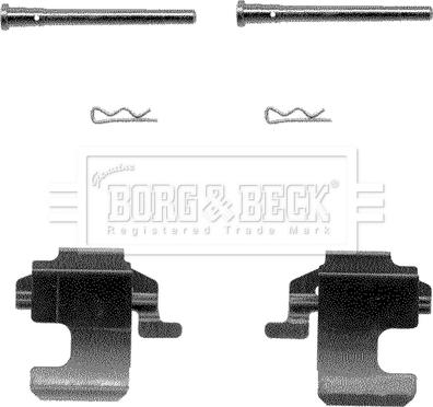 Borg & Beck BBK1029 - Kit accessori, Pastiglia freno www.autoricambi360.it