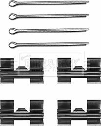 Borg & Beck BBK1075 - Kit accessori, Pastiglia freno www.autoricambi360.it
