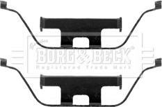 Borg & Beck BBK1343 - Kit accessori, Pastiglia freno www.autoricambi360.it