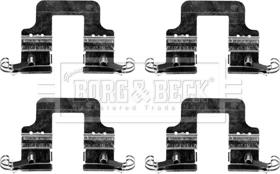 Borg & Beck BBK1316 - Kit accessori, Pastiglia freno www.autoricambi360.it
