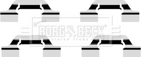 Borg & Beck BBK1336 - Kit accessori, Pastiglia freno www.autoricambi360.it