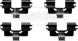 Borg & Beck BBK1323 - Kit accessori, Pastiglia freno www.autoricambi360.it