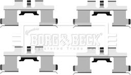 Borg & Beck BBK1372 - Kit accessori, Pastiglia freno www.autoricambi360.it