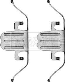 Borg & Beck BBK1290 - Kit accessori, Pastiglia freno www.autoricambi360.it