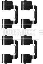 Borg & Beck BBK1250 - Kit accessori, Pastiglia freno www.autoricambi360.it