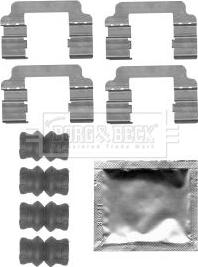 Borg & Beck BBK1265 - Kit accessori, Pastiglia freno www.autoricambi360.it