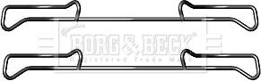 Borg & Beck BBK1219 - Kit accessori, Pastiglia freno www.autoricambi360.it