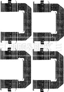 Borg & Beck BBK1213 - Kit accessori, Pastiglia freno www.autoricambi360.it