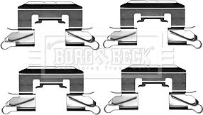 Borg & Beck BBK1212 - Kit accessori, Pastiglia freno www.autoricambi360.it