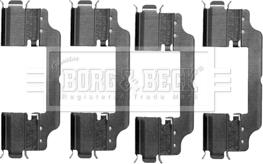 Borg & Beck BBK1217 - Kit accessori, Pastiglia freno www.autoricambi360.it