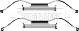 Borg & Beck BBK1281 - Kit accessori, Pastiglia freno www.autoricambi360.it