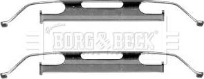 Borg & Beck BBK1231 - Kit accessori, Pastiglia freno www.autoricambi360.it