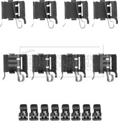 Borg & Beck BBK1225 - Kit accessori, Pastiglia freno www.autoricambi360.it
