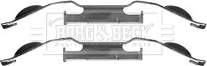 Borg & Beck BBK1228 - Kit accessori, Pastiglia freno www.autoricambi360.it