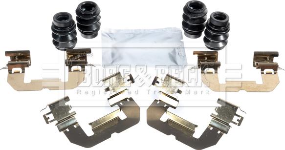 Borg & Beck BBK1768 - Kit accessori, Pastiglia freno www.autoricambi360.it