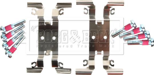Borg & Beck BBK1784 - Kit accessori, Pastiglia freno www.autoricambi360.it
