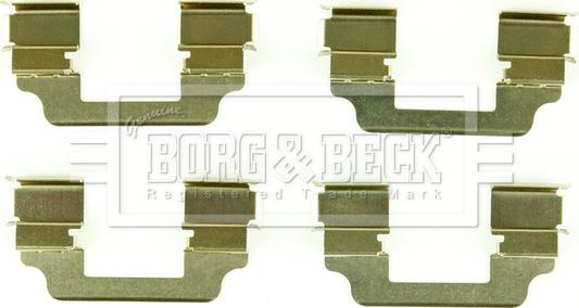 Borg & Beck BBK1739 - Kit accessori, Pastiglia freno www.autoricambi360.it