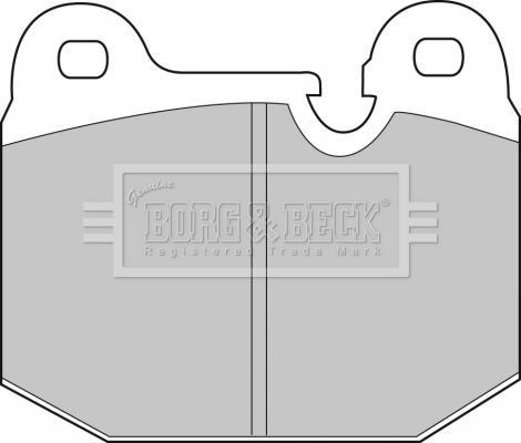 Borg & Beck BBP1043 - Kit pastiglie freno, Freno a disco www.autoricambi360.it