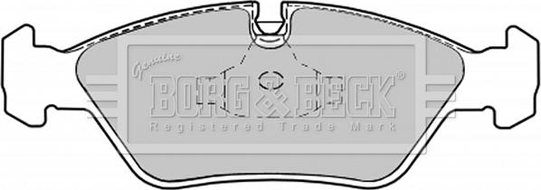 Borg & Beck BBP1067 - Kit pastiglie freno, Freno a disco www.autoricambi360.it