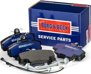 Borg & Beck BBP1386 - Kit pastiglie freno, Freno a disco www.autoricambi360.it