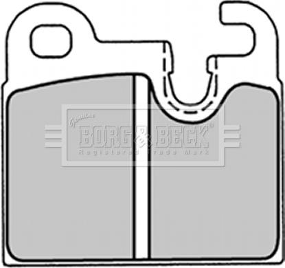 Borg & Beck BBP1255 - Kit pastiglie freno, Freno a disco www.autoricambi360.it