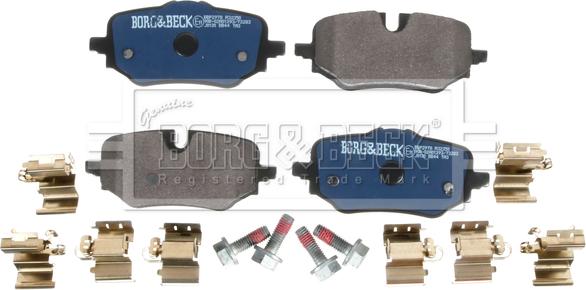 Borg & Beck BBP2978 - Kit pastiglie freno, Freno a disco www.autoricambi360.it