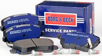Borg & Beck BBP2166 - Kit pastiglie freno, Freno a disco www.autoricambi360.it