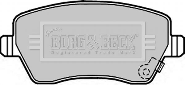 Borg & Beck BBP2297 - Kit pastiglie freno, Freno a disco www.autoricambi360.it