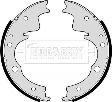 Borg & Beck BBS6175 - Kit ganasce freno www.autoricambi360.it